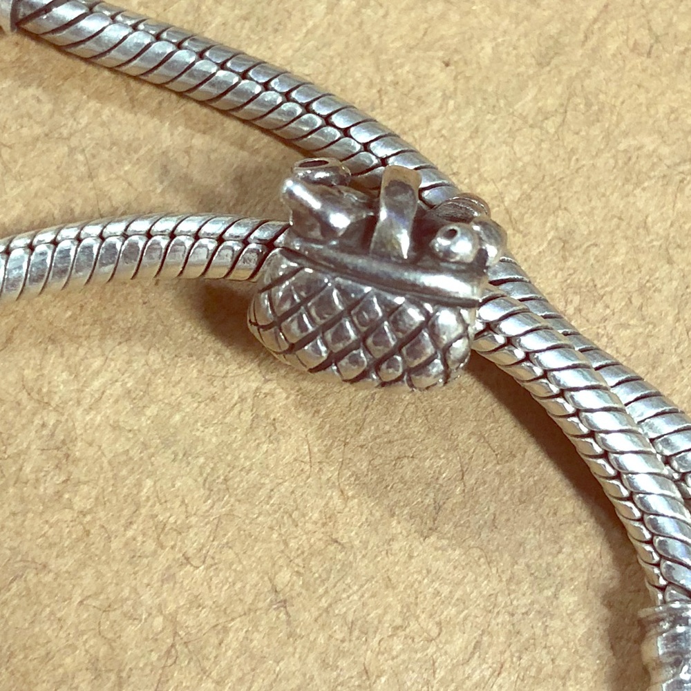 Sterling Silver Pandora Picnic Basket Charm